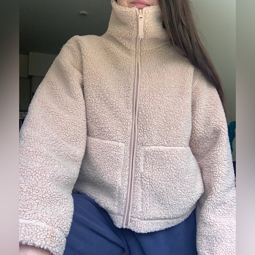 H&M Zippered Teddy Jacket